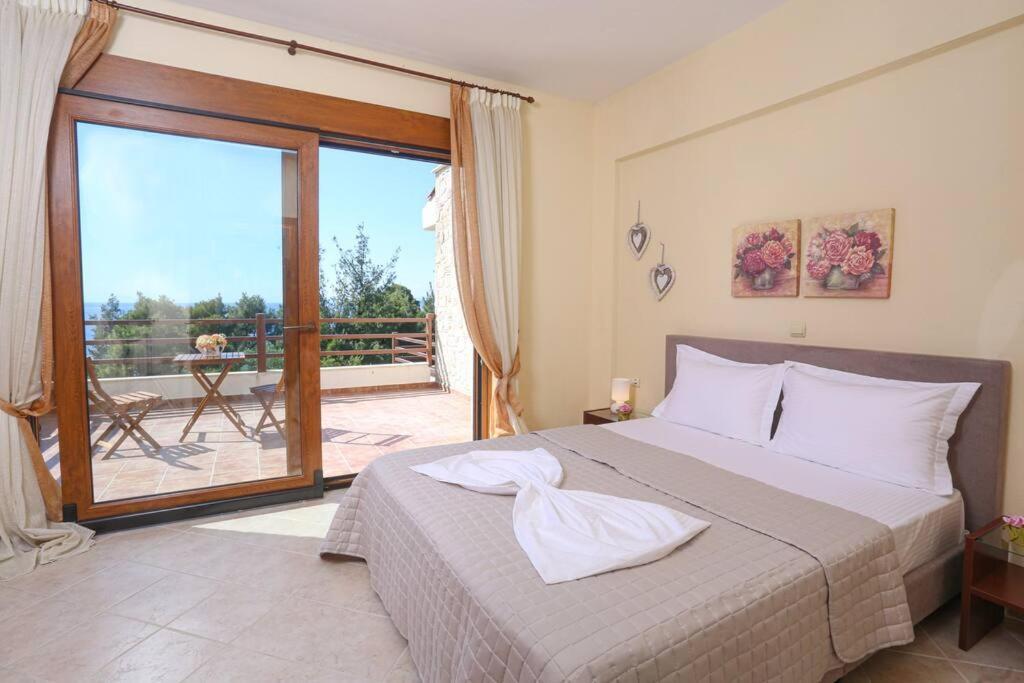 Beautiful View Villa In Possidi, Halkidiki Kalándra Kültér fotó